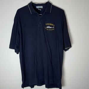 Extreme Blue Polo Sikorsky CH 148 Cyclone XXL Vintagre